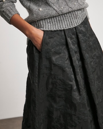 Joanna Hope Textured Bubble Hem Skirt