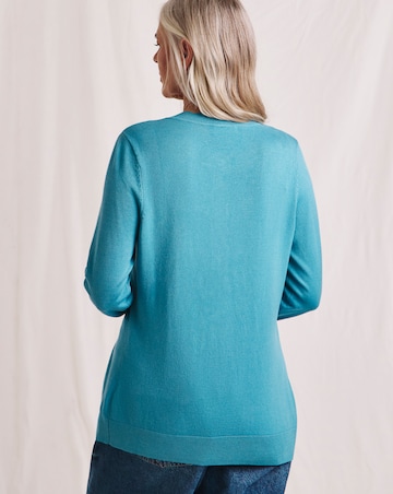 Julipa Scalloped Edge Button Down Cardigan