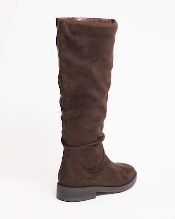 Evren Ruched Boot - Standard Fit (D) & Standard Calf