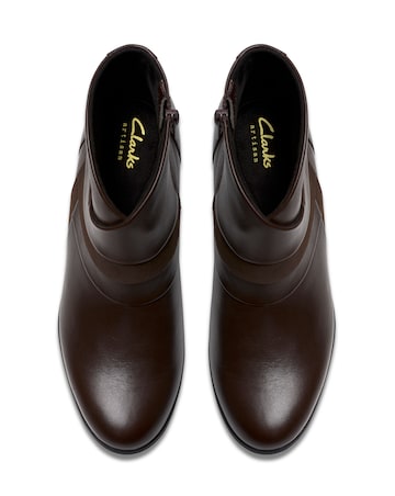 Clarks Shaya Sky Leather Boot Standard Fit