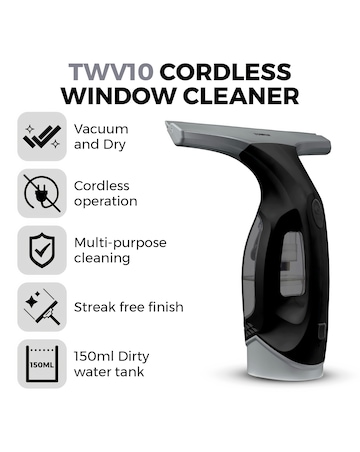 Tower Platinum TWV10 Cordless Window Vacuum Cleaner