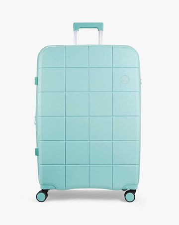 Rock Pixel Large Suitcase - Pastel Green