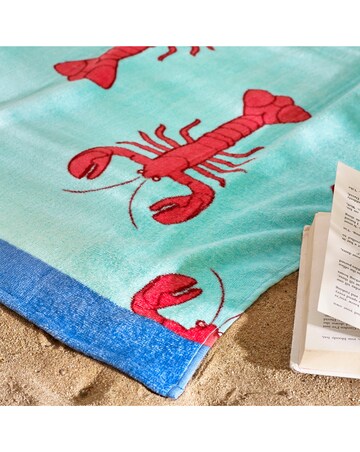 Catherine Lansfield Lobster Beach Towel