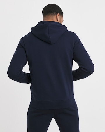 Lacoste Classic Zip Through Hoodie - Navy