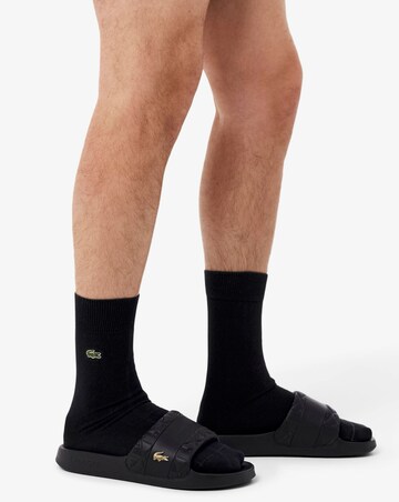 Lacoste Serve Hybrid Slide - Black