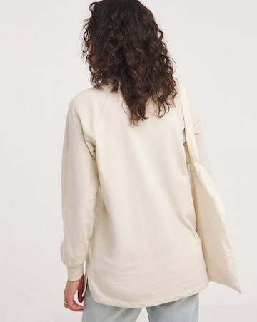Oatmeal Classic Longline Sweatshirt