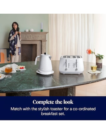 De'Longhi Eclettica KBY3001.W White Kettle