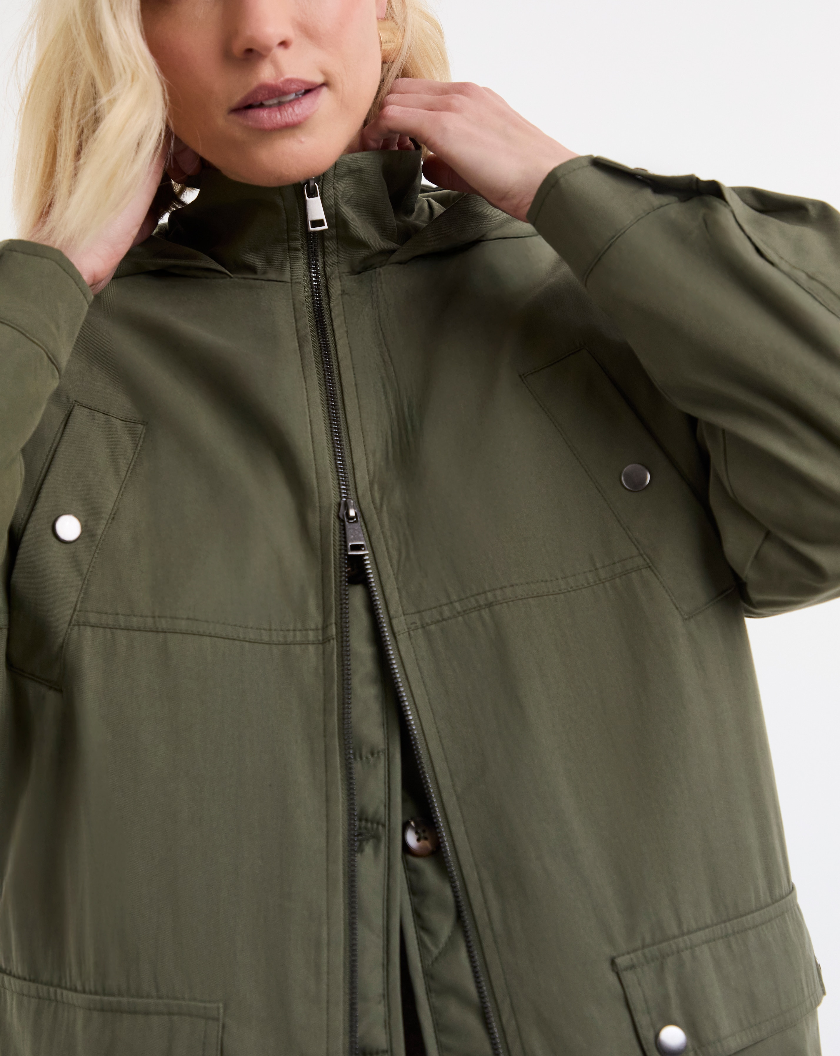 Khaki 3 In 1 Shower Resist Parka | JD Williams