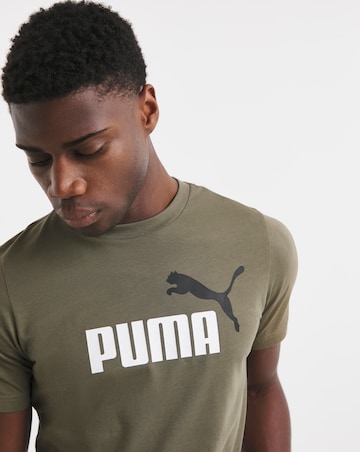 PUMA Essentials 2 Colour No.1 Logo T-Shirt