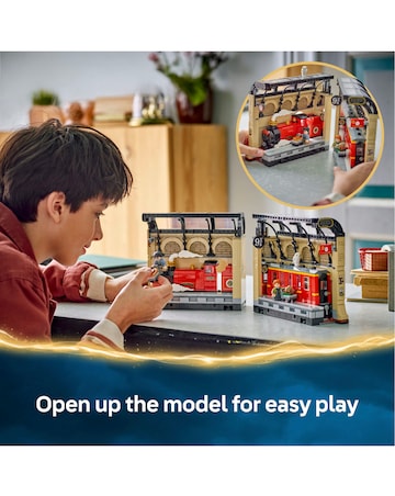 LEGO Harry Potter Book Nook: Hogwarts Express, Magical Toy for Kids 76450