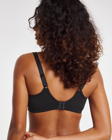 Panache Nina Balcony Wired Bra Black Floral