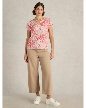 White Stuff Nelly Notch Neck Tee