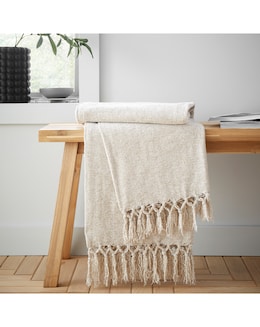 Catherine Lansfield Plain Chenille Throw