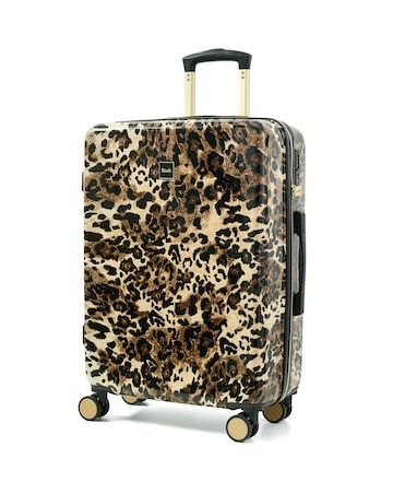 Rock Savannah Leopard Medium Suitcase