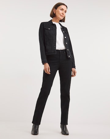Black Western Denim Jacket