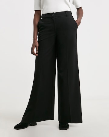Tailored Wide Leg Trousers with stretch
