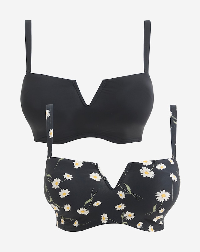 MAGISCULPT 2 Pack Bandeau Bikini Tops