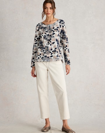 White Stuff Weaver Long Sleeve Tee