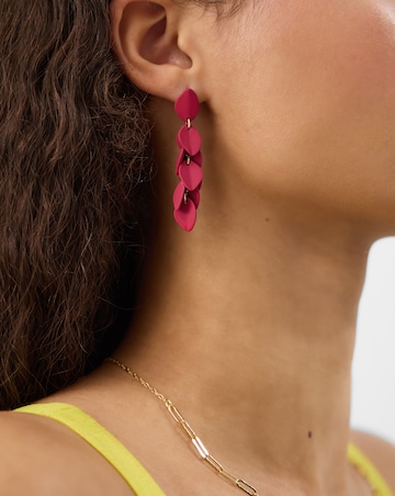 Accessorize Leaf Drop Earrings