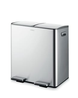 Tower 40L Recycling Pedal Bin Silver