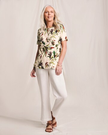 Julipa Pure Cotton Ribbed Henley Top