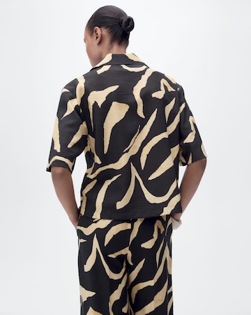 Mango Printed Short-Sleeved Shirt