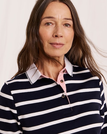 Julipa Ribbed Stripe Rugby Top