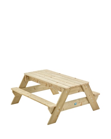 Tp Deluxe Wooden Picnic Table Sandpit