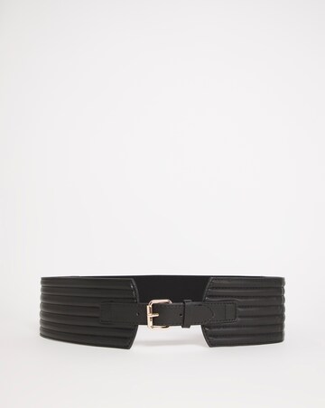 Quilted Wide Waist Belt