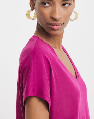 Pure Cotton V-Neck T-Shirt