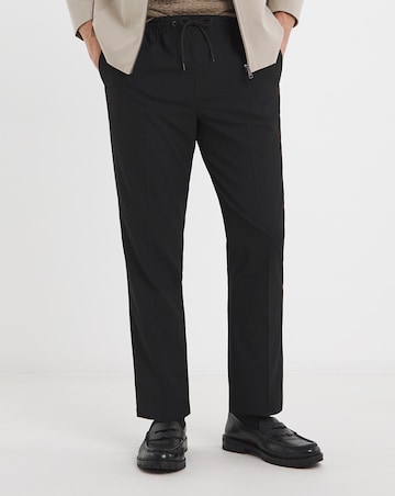 Black Elasticated Jogger Trouser