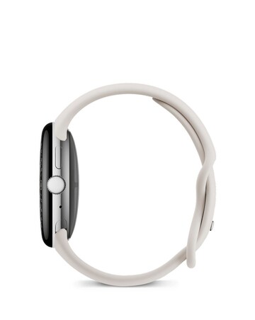 Google Pixel Watch 4 Wi-Fi 45mm - Porcelain/Silver