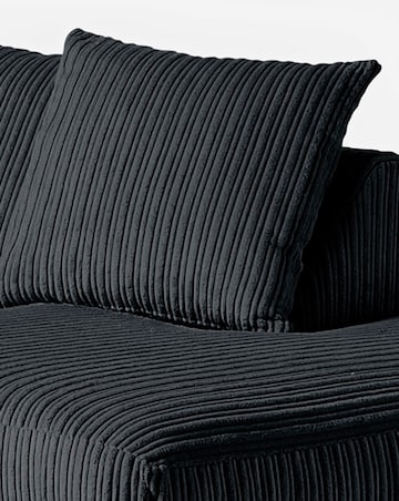 Ferguson Jumbo Cord Right Hand Chaise Sofa