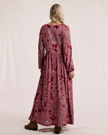 Julipa Button Through Jersey Midi Dress