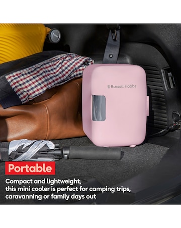 Russell Hobbs RH4CLR1001P Mini Cooler 4L - Pink