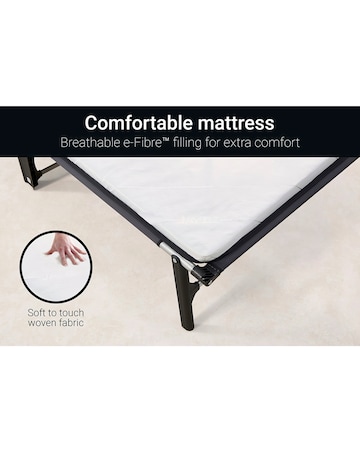 Jay-Be Compact Folding Bed with Mattress - Small Double
