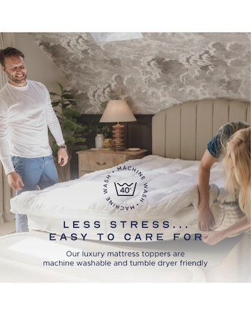 Snuggledown Luxurious Hotel Extra Deep 10cm Mattress Topper