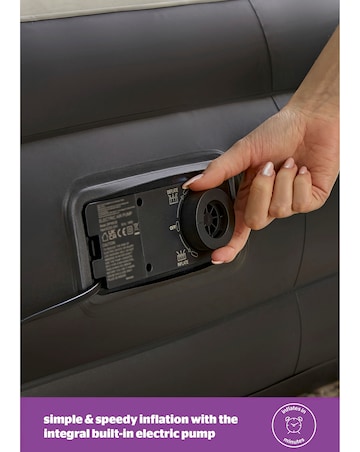 Silentnight Ultimate Deep Sleep High-Rise Airbed with Electric Pump - Single