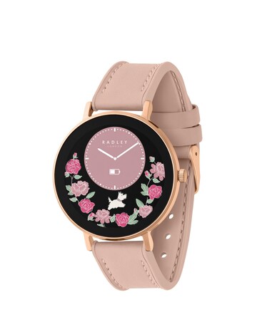 Radley Series 28 AMOLED Leather Strap Watch - Cobweb