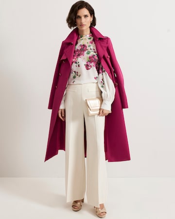 Phase Eight Winnie Border Floral Blouse