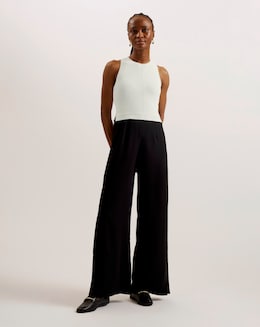 Ted Baker Knit Bodice Wide Leg Jumpsuit