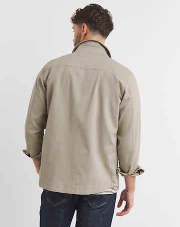 Lyle & Scott Taupe Classic Long Sleeve Cord Shirt