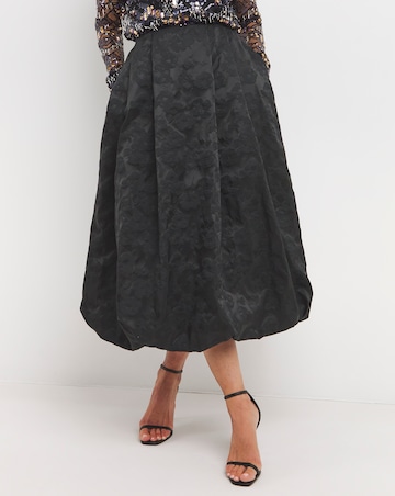 Joanna Hope Textured Bubble Hem Skirt