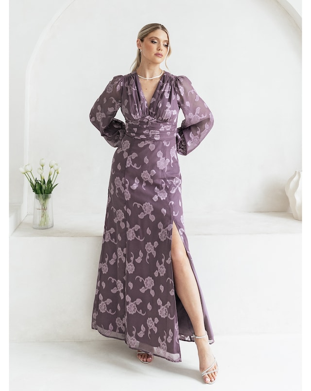 Maya Deluxe Floral Print Dress