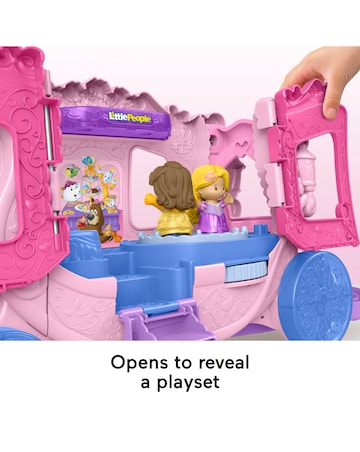 Fisher-Price Little People Disney Princess Pull-Along Musical Carriage