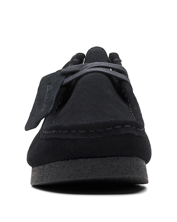Clarks Wallabee EVO Shoe - Black Suede