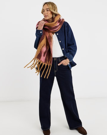 Multi Brushed Patterned Scarf