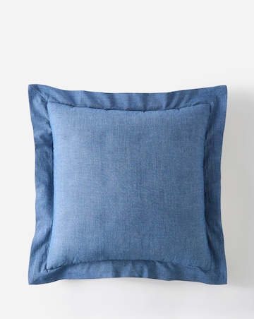 Nola Cotton Quilted Ruffled Edge Cushion