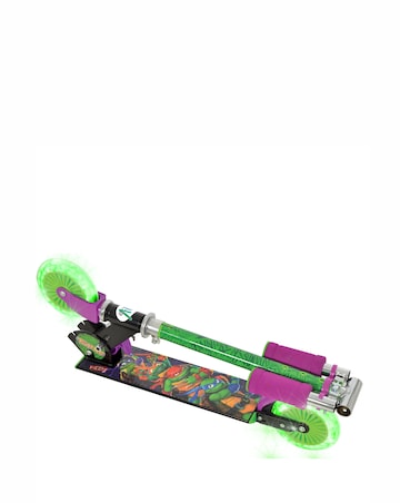 MoVe Turtles Folding Inline Scooter with Light Up Wheels
