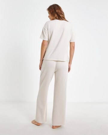 Blanket Stitch Butter Soft Wide Leg Lounge Set